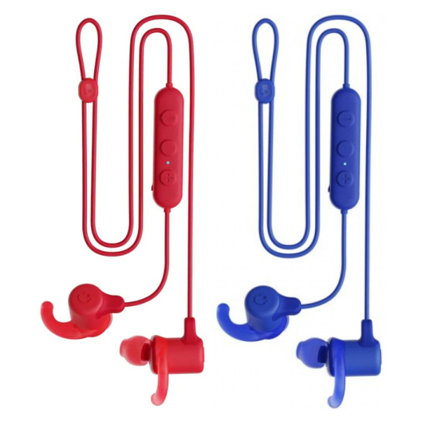 Skullcandy Jib Active Wireless In Ear Headphones with Microphone Red or Blue