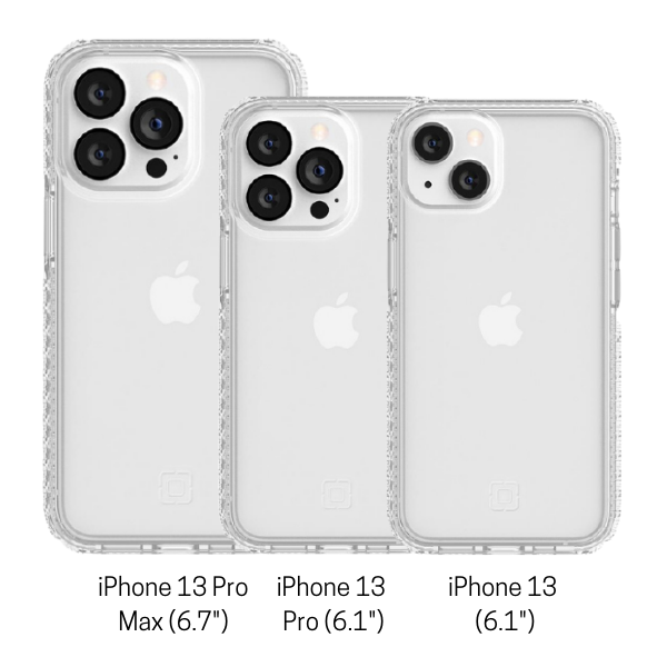 Incipio Grip Case for Apple iPhone 13, 13 Pro, 13 Pro Max - Black or Clear