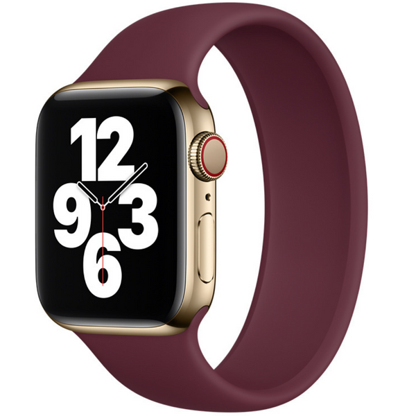 Apple Silicone Solo Loop Watch Strap | 45mm  44mm 42mm - Sizes 4-12