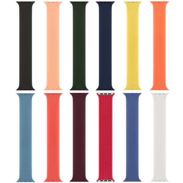 Apple Silicone Solo Loop Watch Strap | 45mm  44mm 42mm - Sizes 4-12