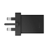 Sony 30W Fast Mains Wall Charger & 1m USB-C to USB-C Cable (UK) - Black - XQZUC1B.UK