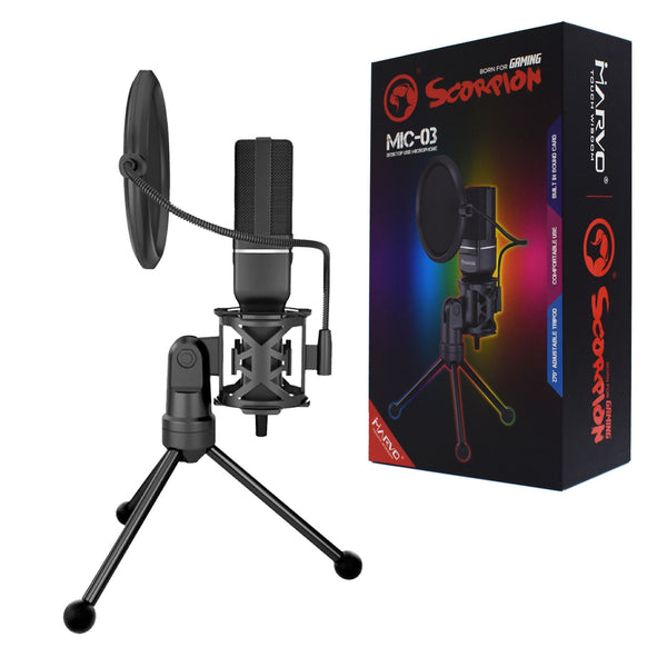 Marvo Scorpion Omnidirectional Streaming Microphone - MIC-03