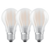 Osram LED E27 Frosted Filament Light Bulb 100w GLS ES (3 Pack) - Warm White - LV654136