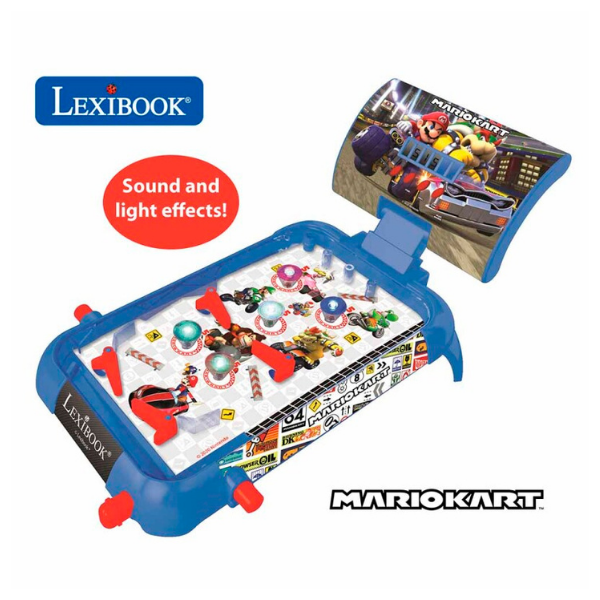 Lexibook Super Mario Kart Electronic Pinball with Lights & Sounds - JG610NI