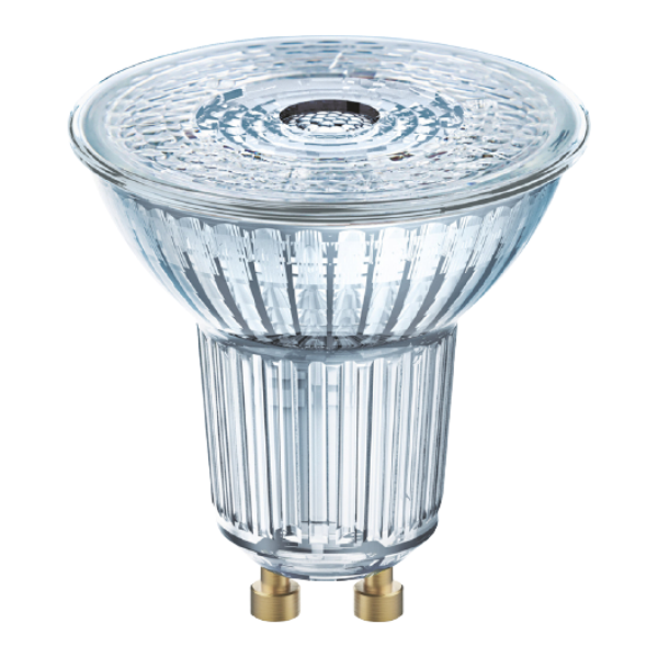 Osram LED GU10 Full Glass Spot Light Bulb 50W (3 Pack) - Warm White - LV818392