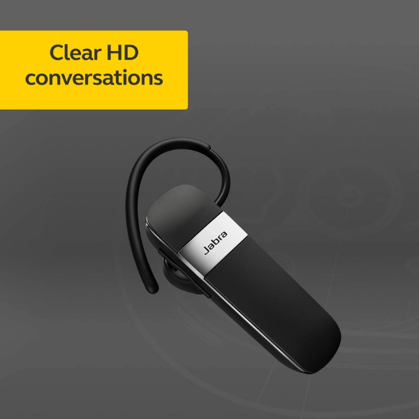 Jabra Talk 15 Mono In-Ear Bluetooth Headset | Wireless Calling | Stream | GPS - Black