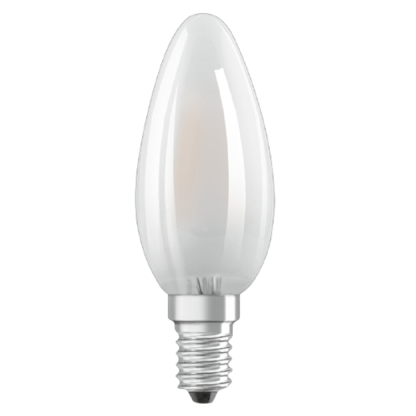 Osram LED E14 Monochrome Filament SES Light Bulb Candle 25W - Warm White - LV436664