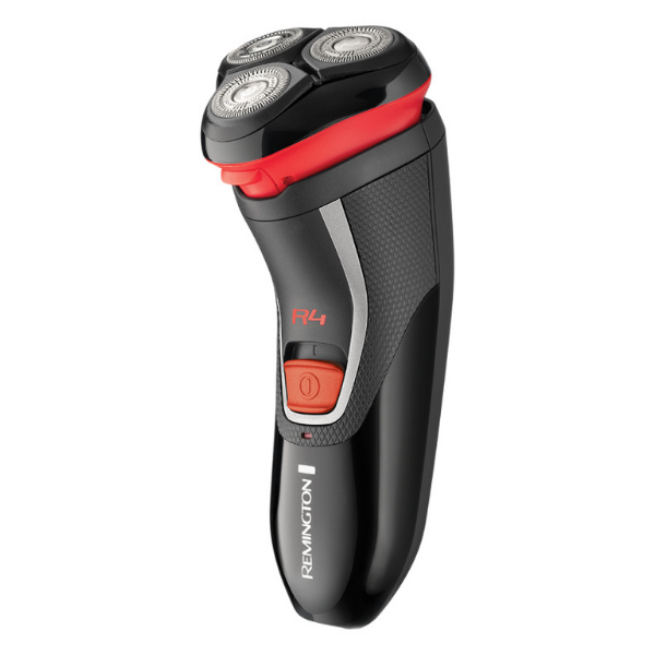 Remington R4 Series Style Rotary Cordless Shaver – Black/Red – R4001