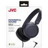 JVC Foldable Wired On-Ear Headphones with Remote Microphone - Blue - HAS31MAE