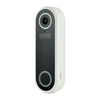 Lloytron Slimline Video Doorbell with Plugin Chime Unit | 2-Way Audio, Monitor & Alerts - B7710WH