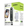 Lloytron Slimline Video Doorbell with Plugin Chime Unit | 2-Way Audio, Monitor & Alerts - B7710WH