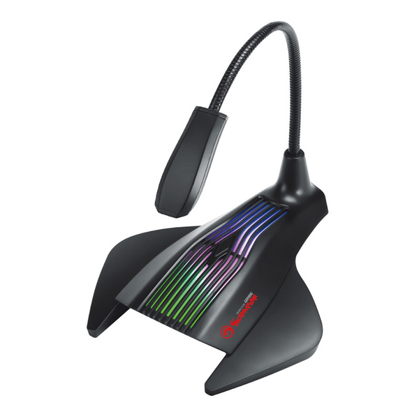 Marvo Scorpion MIC-01 USB RGB LED Gaming Microphone - Black - MIC-01