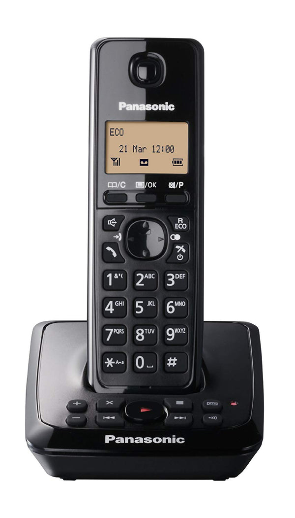 Panasonic KX-TG2721EB Single Digital Cordless Phone with Answer Machine