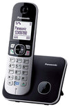 Panasonic KX-TG6811EB Single DECT Cordless Telephone with Large White LCD and Elegant Design