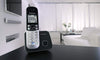 Panasonic KX-TG6812EB Twin DECT Cordless Telephone with Large White LCD and Elegant Design