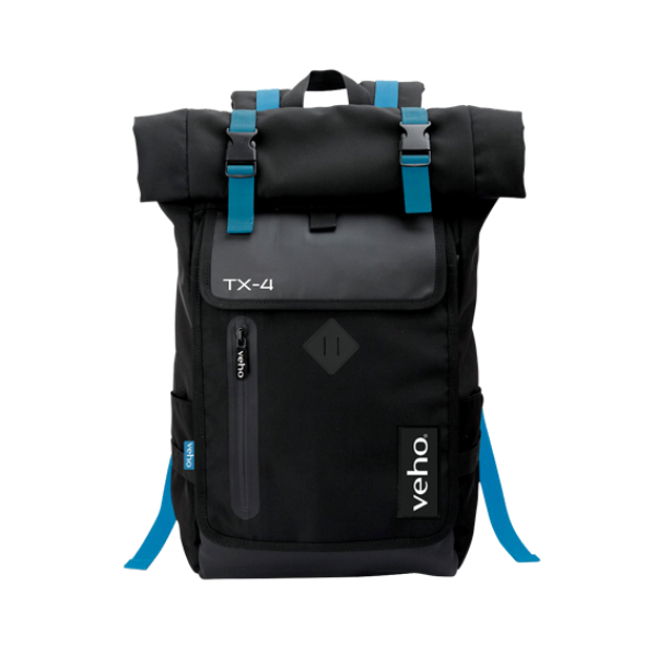 Veho TX-4 Bag Pack | Ruck Sack Notepad/Laptop Bag with USB Port - VNB-004-TX4
