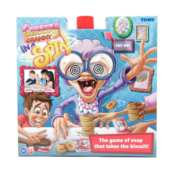 Tomy Greedy Granny in a Spin | Kids Toy Board Game - T73114
