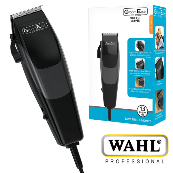 Wahl GroomEase Sure Cut Hair Clipper - Black - 79449-417