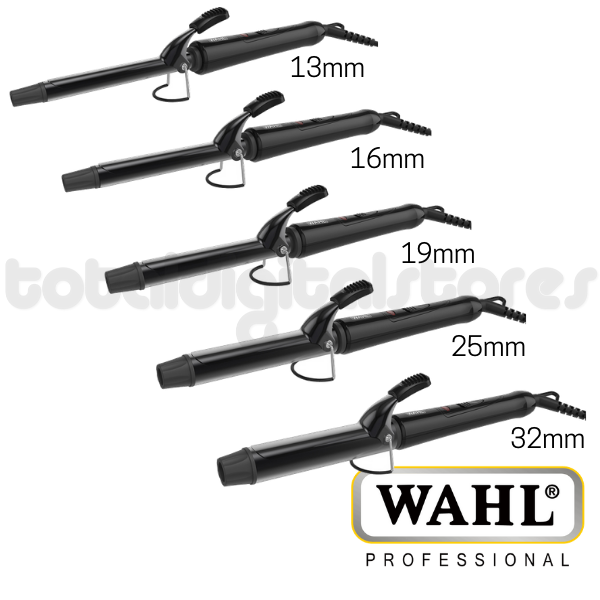 Wahl Ceramic Curling Tong Styler Curler Various Barrels - 13mm 16mm 19mm 25mm 32mm - ZX91