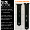 Apple Silicone Solo Loop Watch Strap | 45mm  44mm 42mm - Sizes 4-12
