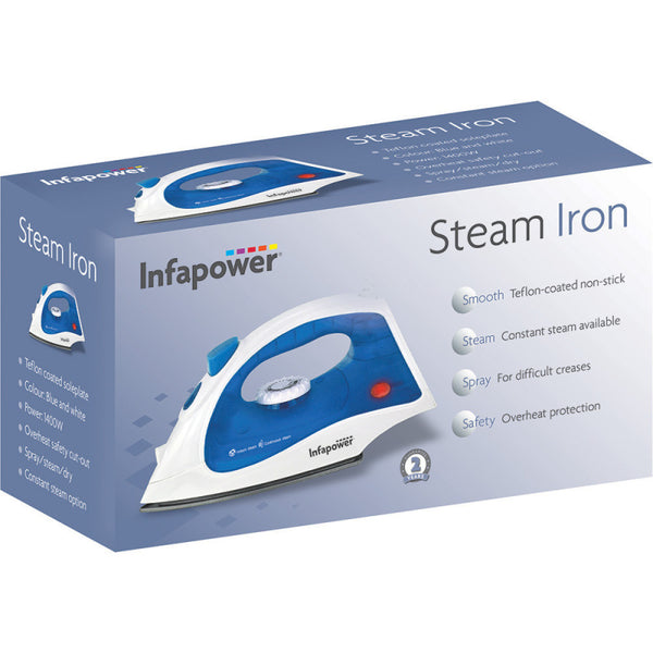 Infapower Dry Steam Iron | 1400W - Blue - X601