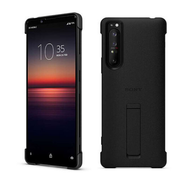 Sony Style Cover Case with Kickstand for Xperia 5 II - Black - XQZ-CBAD