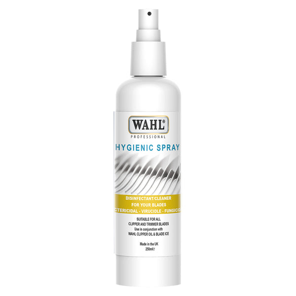 Wahl Hygienic Clipper Spray | Disinfectant Cleaning Spray for Wahl Clippers/Trimmers - 250ml - ZX495