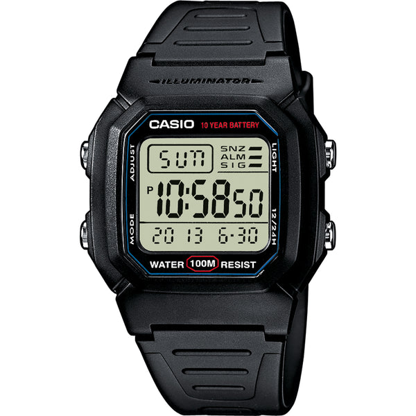 Casio Collection Men's Watch - Black - W-800H-1AVES