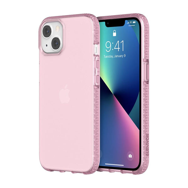 Griffin Survivor Clear Case for iPhone 13 Mini, 13, 13 Pro or 13 Pro Max - Black, Clear, Navy or Pink