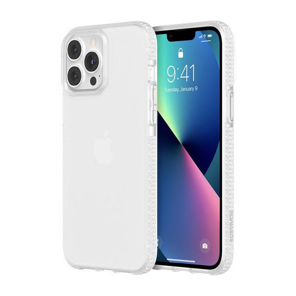 Griffin Survivor Clear Case for iPhone 13 Mini, 13, 13 Pro or 13 Pro Max - Black, Clear, Navy or Pink
