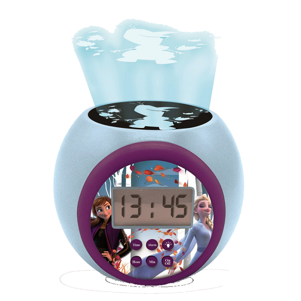 Lexibook Kids Toy Night Light Projector Clock with Timer - Frozen 2, Paw Patrol, Peppa Pig, Super Mario, Toy Story, Unicorn, Spiderman & Harry Potter
