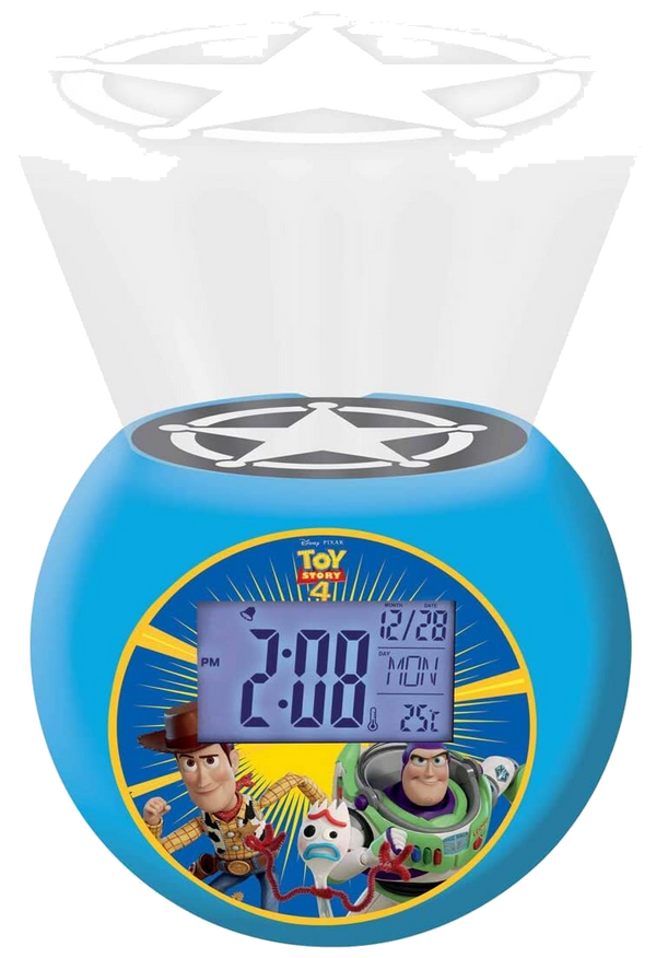 Lexibook Kids Toy Night Light Projector Clock with Timer - Frozen 2, Paw Patrol, Peppa Pig, Super Mario, Toy Story, Unicorn, Spiderman & Harry Potter