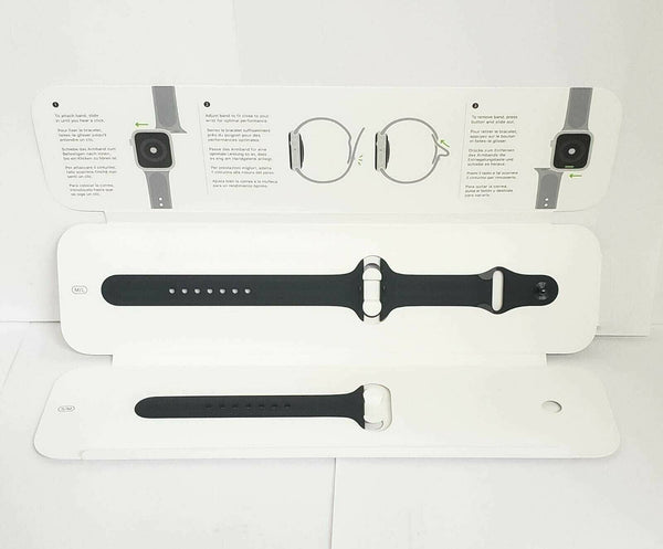 Apple Sport Band Watch Strap | 44mm 45mm 42mm - Black - 3E047AM/A (Demo)
