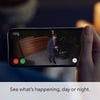 Ring Spotlight Stick Up Cam | Battery Powered Outdoor HD Security Camera with Floodlight - Black or White - [Open Box]