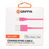 Griffin Charge & Sync Cable with Lightning Connector 1M/3.2FT - Pink - GP-003-PNK