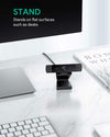 Aukey Full HD 1080p Webcam (USB) for Video Chat with Stereo Microphone - Black - PC-LM1E