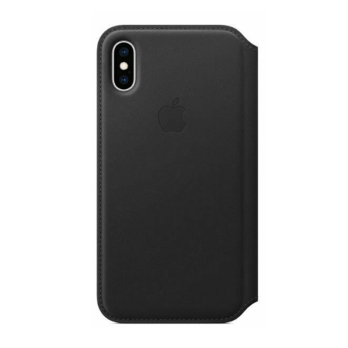 Apple Leather Folio Wallet Case for Apple iPhone X/XS - Black - MQRV2ZM/A