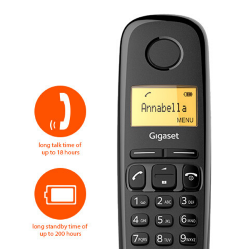 Gigaset A270A Cordless DECT Home Telephones with Answering Machine - Single & Duo