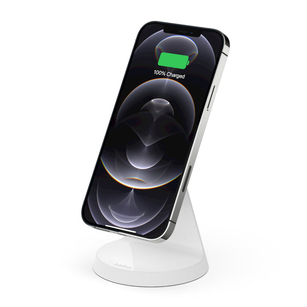 Belkin 7.5W Magnetic Qi Wireless Charger Stand (MagSafe for iPhone 13 and iPhone 12 Series) - Black or White
