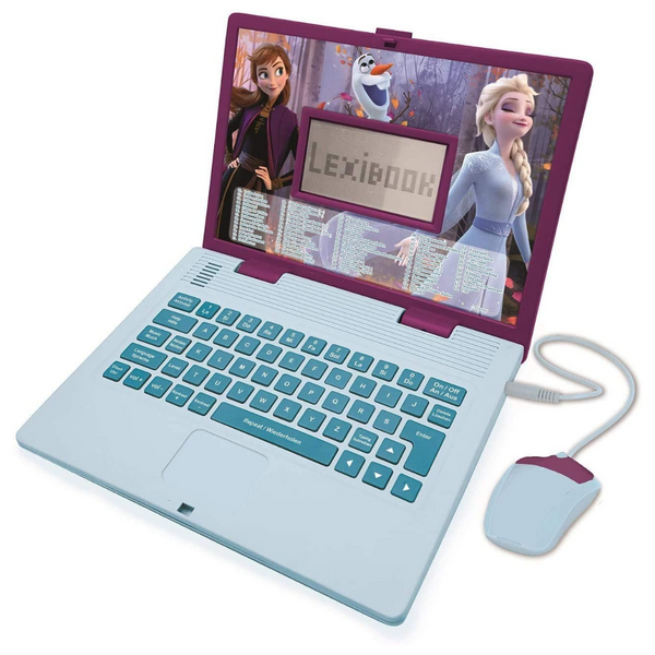 Lexibook Disney Frozen II Bilingual Educational Laptop with 124 Activities | English & French - JC598FZi1